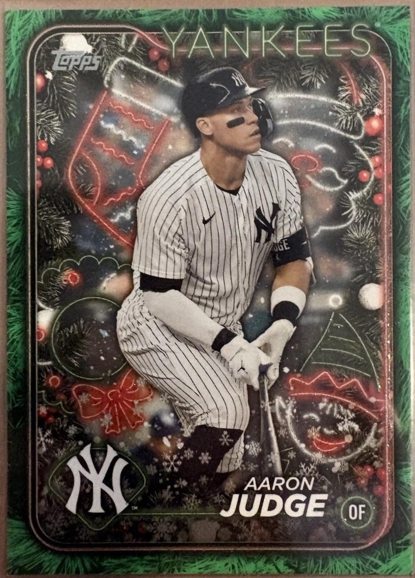Aaron Judge [Green Metallic Holiday Tree] #H99