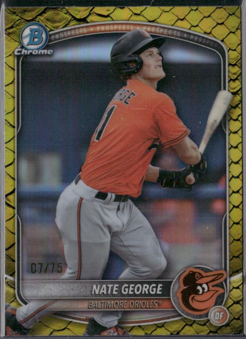 Nate George [Yellow Reptilian Refractor] #BDC-113