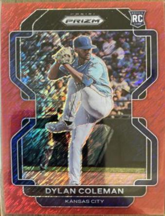 Dylan Coleman [Red Shimmer Prizm] #55