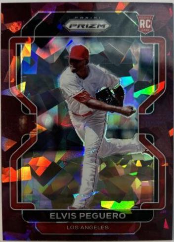 Elvis Peguero [Burgundy Ice Prizm] #145