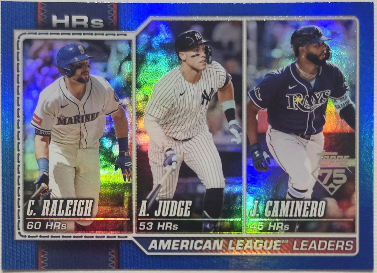 American League Leaders HRs [Blue Rainbow] #38