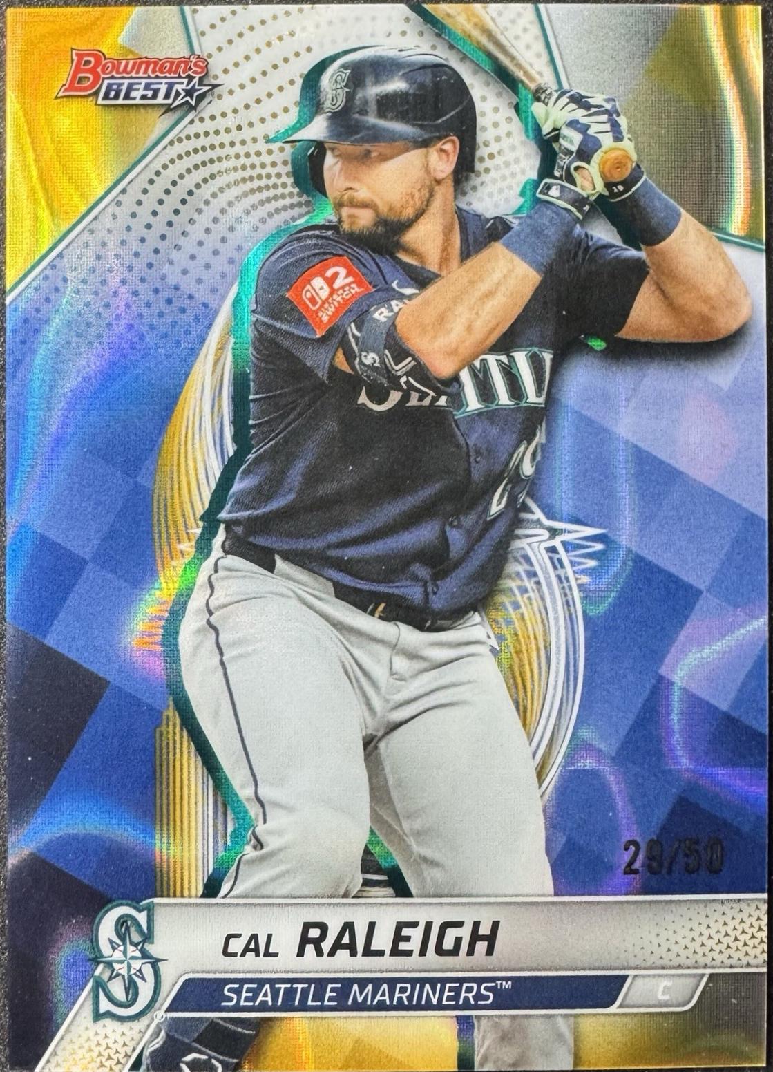 Cal Raleigh [Gold Lava Refractor] #55