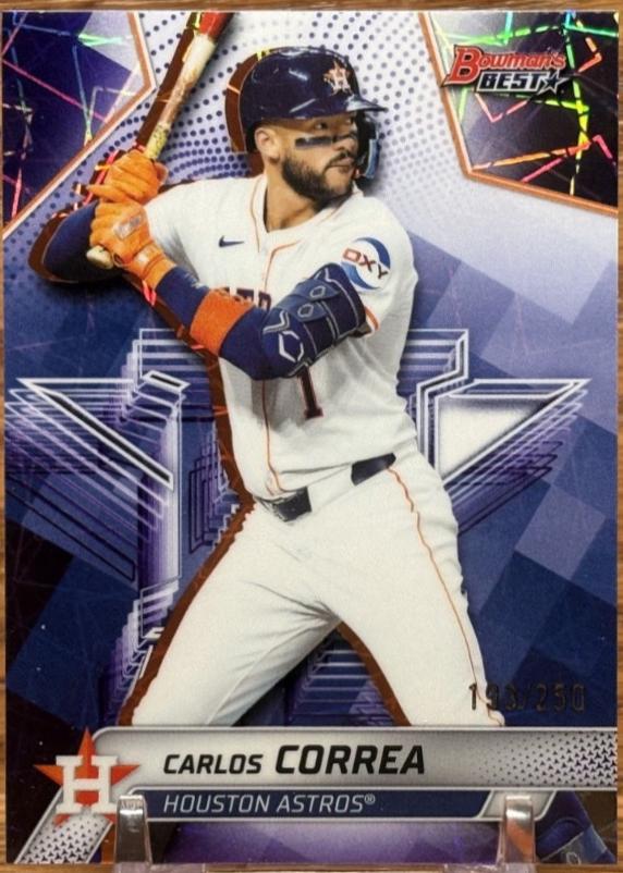 Carlos Correa [Purple Lazer Refractor] #50