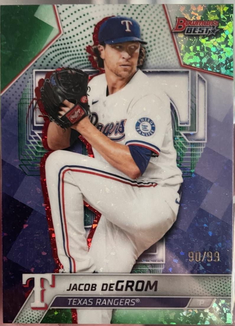 Jacob deGrom [Green Mini-Diamond Refractor] #57