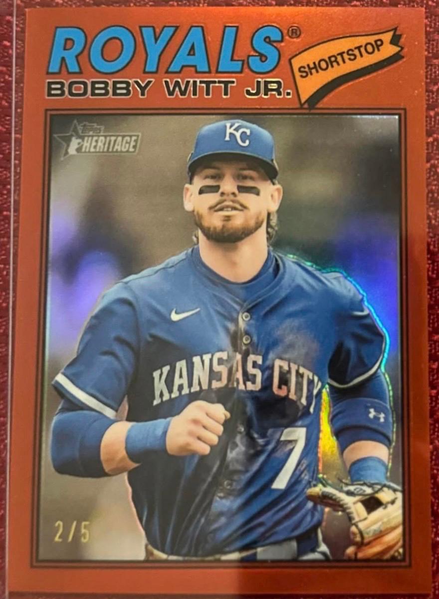 Bobby Witt Jr. [Red Bordered Chrome] #160