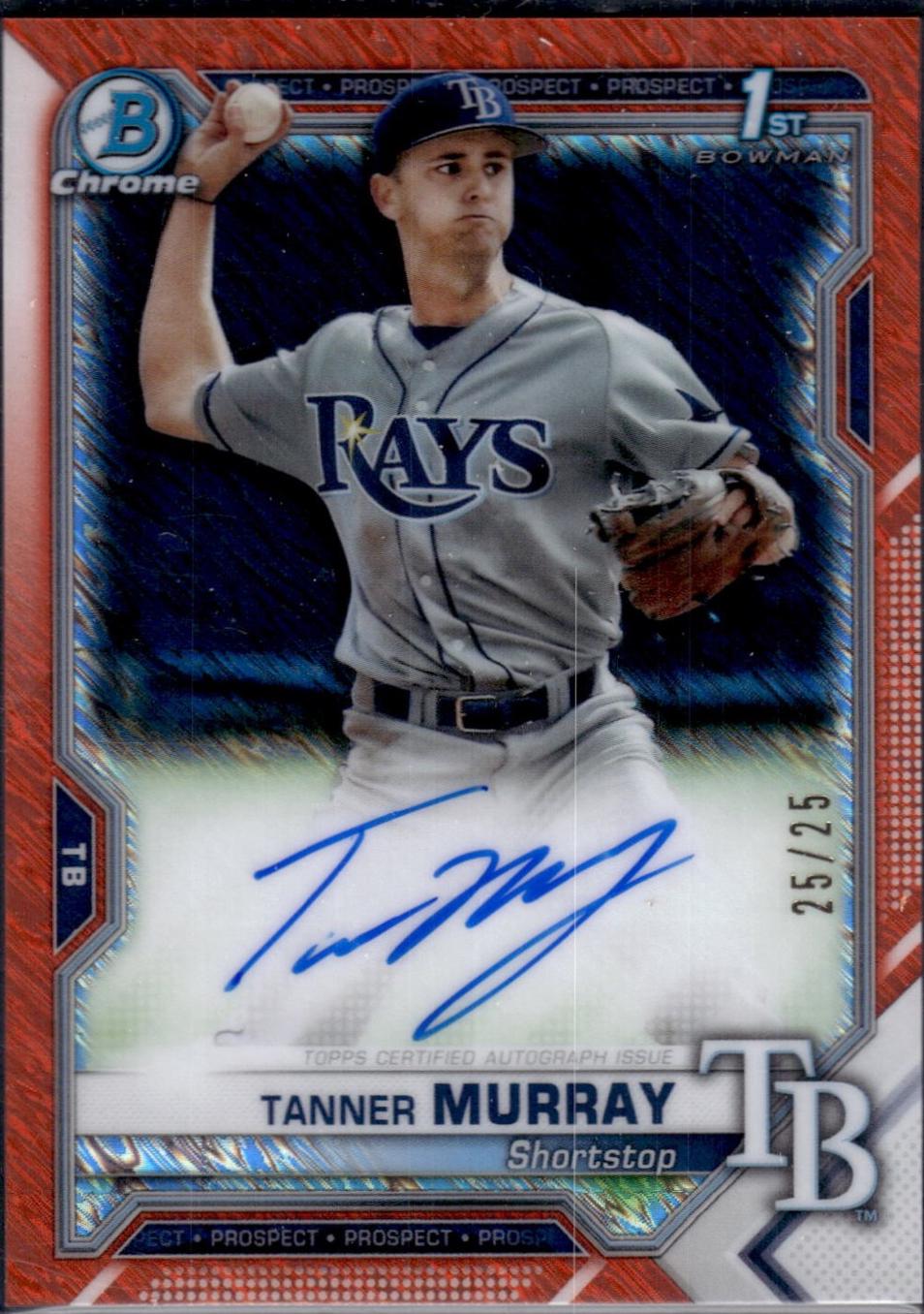 Tanner Murray [Orange Wave Refractor] #CPA-TM