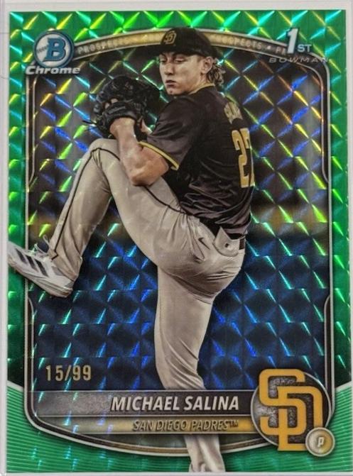 Michael Salina [Green Geometric] #BDC-76