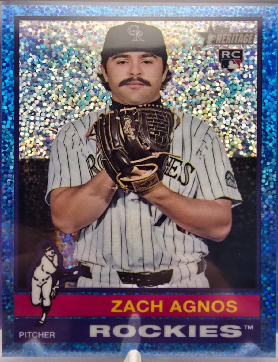 Zach Agnos [Light Blue Sparkle Chrome] #541