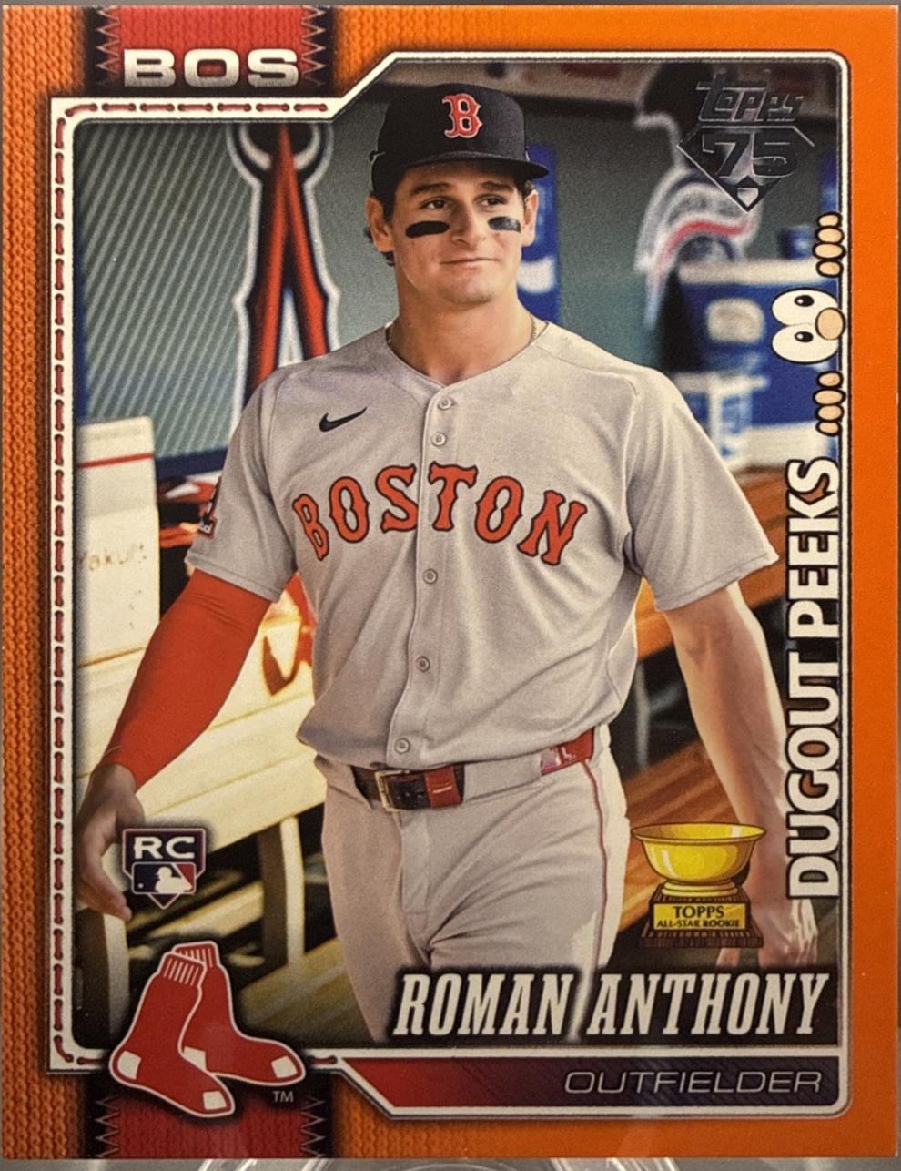 Roman Anthony [Orange Dugout Peeks] #189