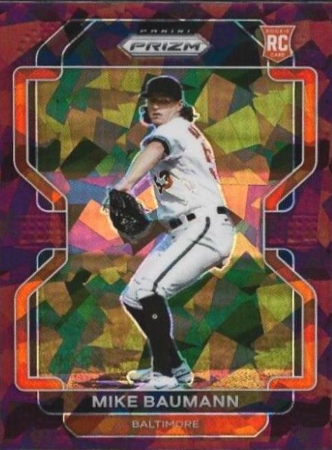 Mike Baumann [Burgundy Ice Prizm] #71