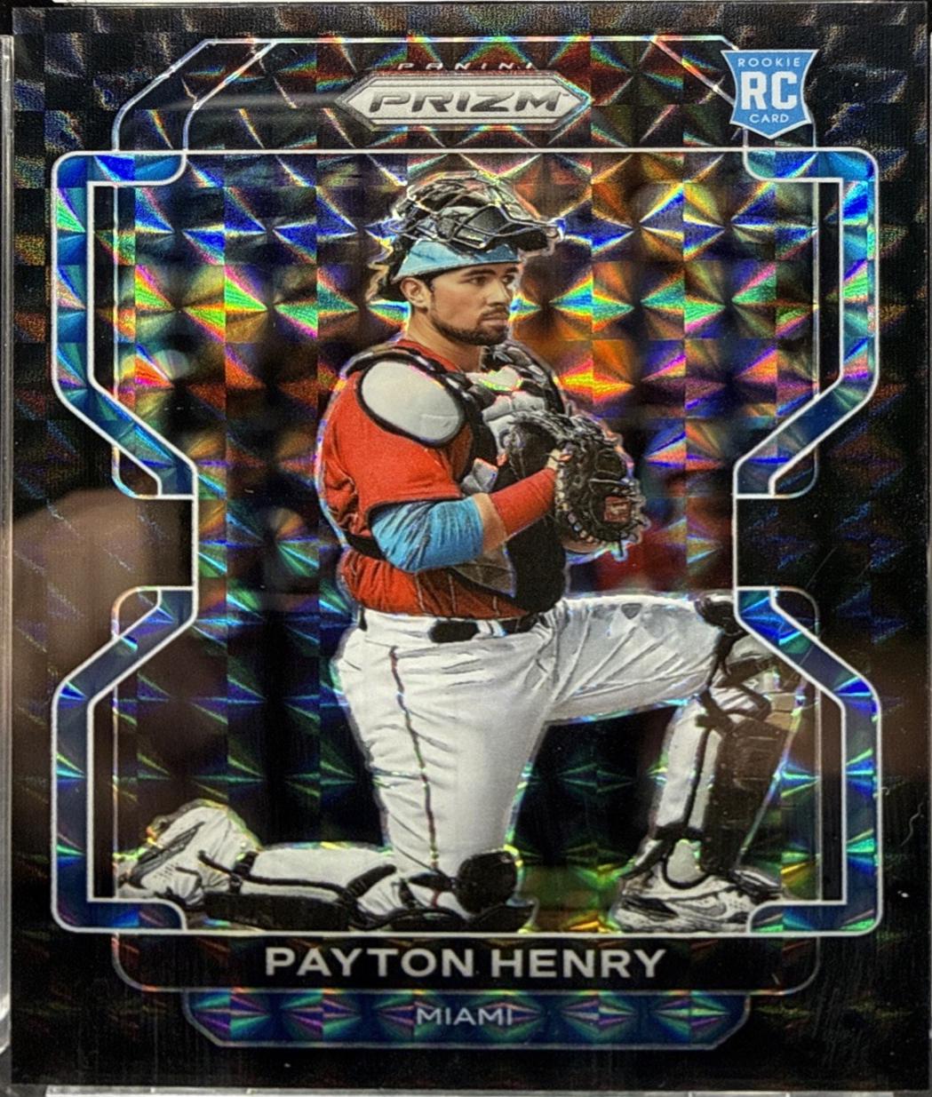 Payton Henry [Black Finite Prizm] #267