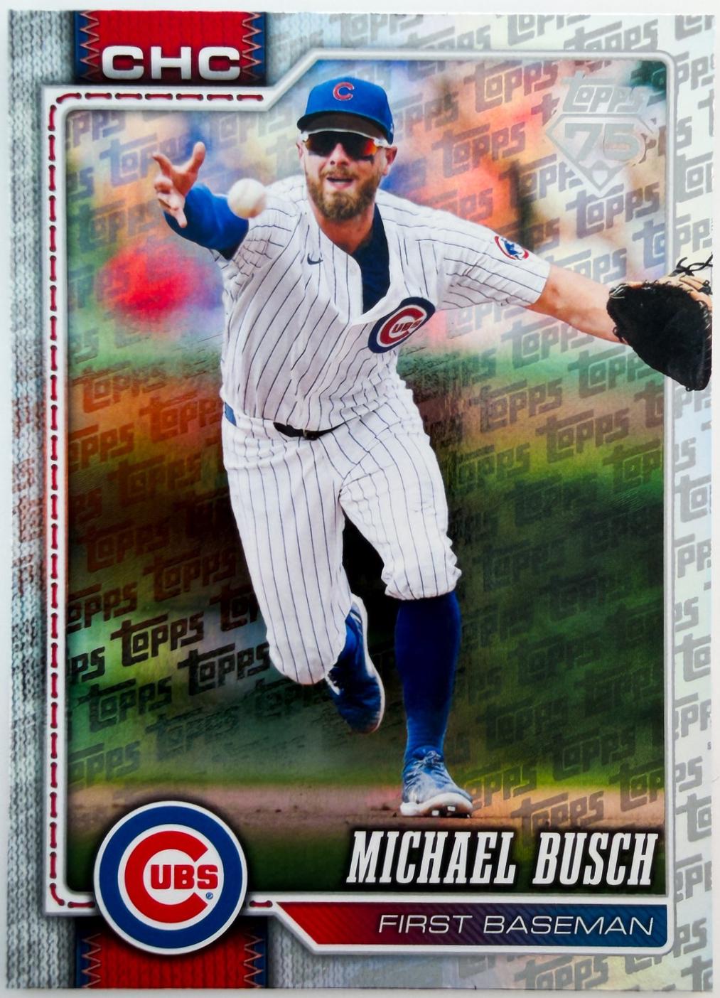 Michael Busch [Topps Foil Pattern] #348