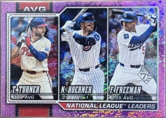National League Leaders Avg [Pink Holo] #151