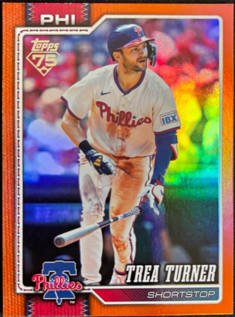 Trea Turner [Orange Rainbow] #322