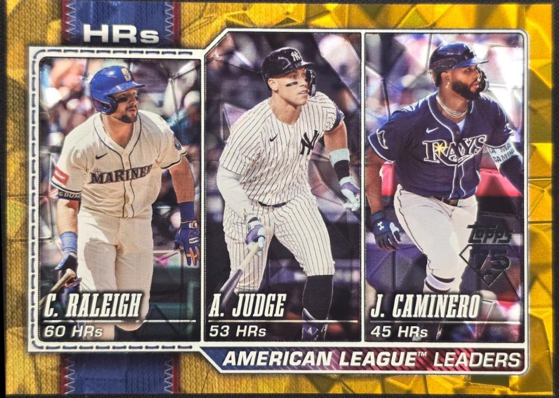 American League Leaders HRs [Gold Diamante] #38