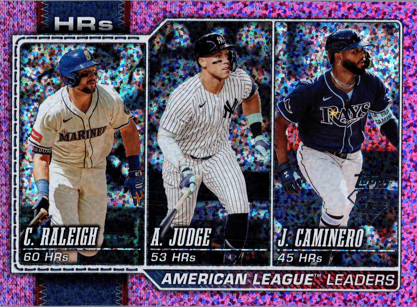 American League Leaders HRs [Pink Holo] #38