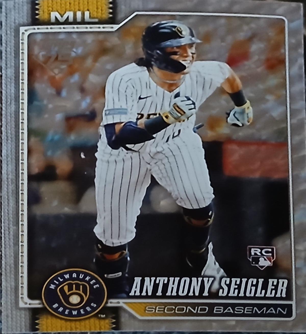 Anthony Seigler [Silver Crackleboard] #286