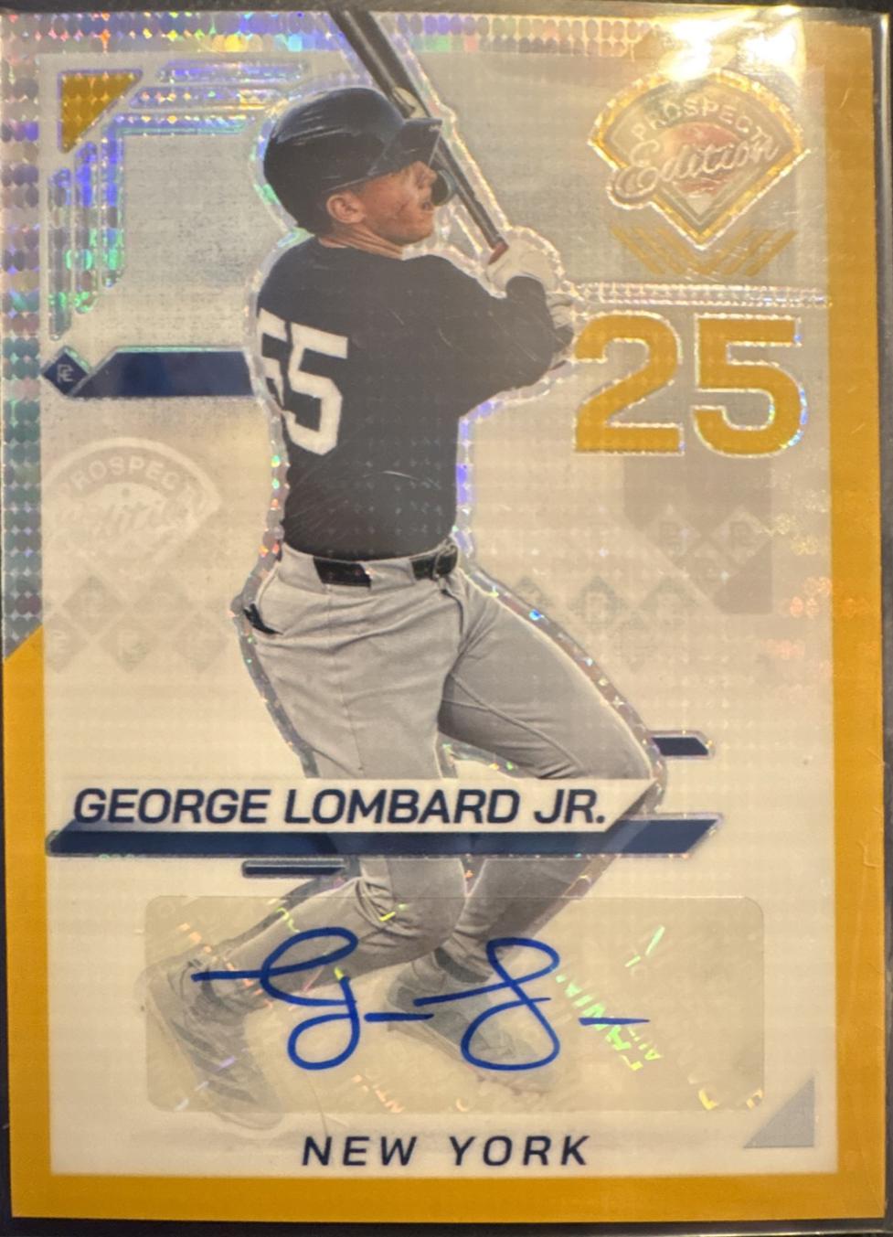 George Lombard Jr. [Gold Pulsar Holo Ticket Signature] #53