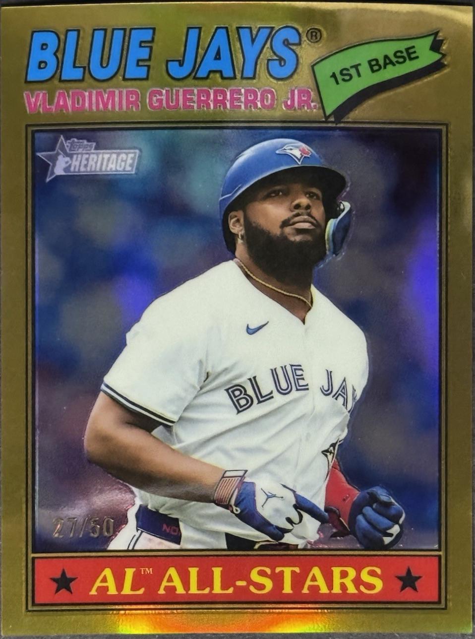 Vladimir Guerrero Jr. [Gold Bordered Chrome] #46