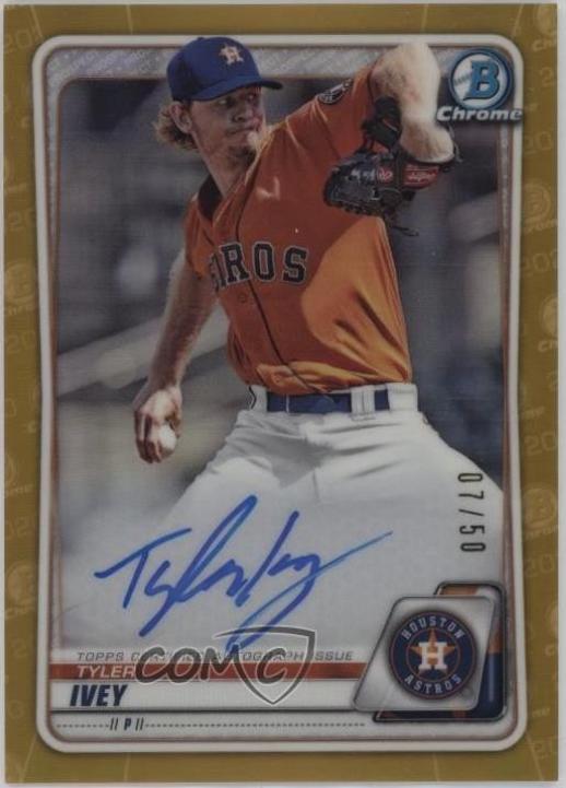 Tyler Ivey [Gold Refractor] #CPA-TI