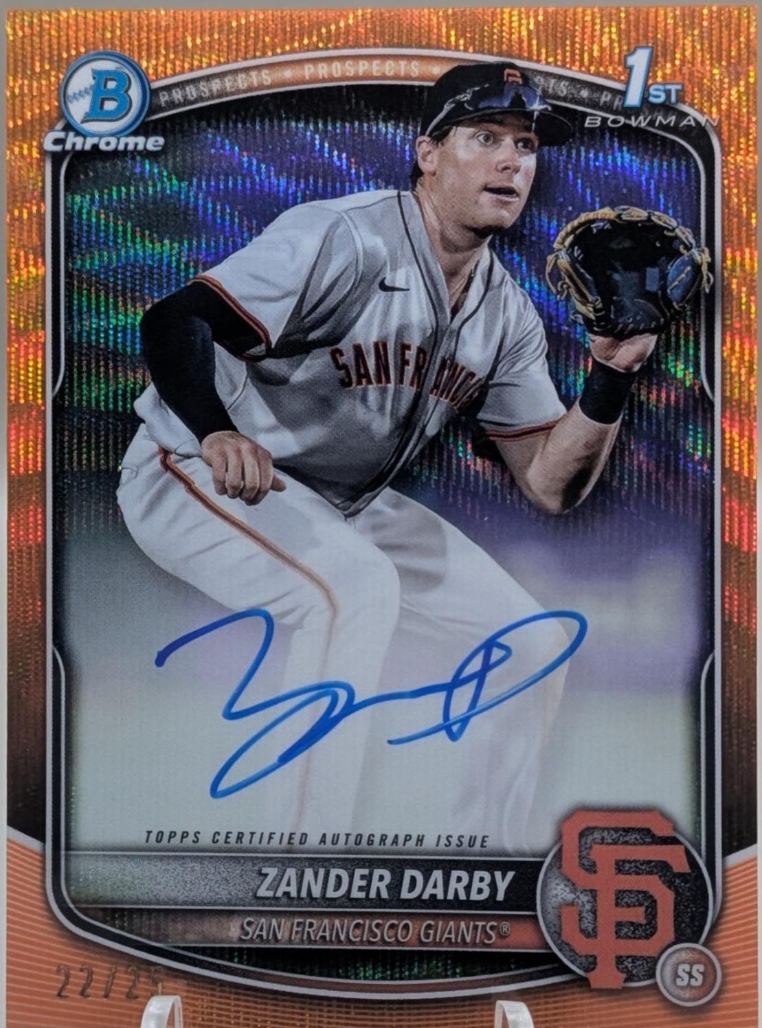 Zander Darby [Orange Wave Refractor] #CPA-ZD