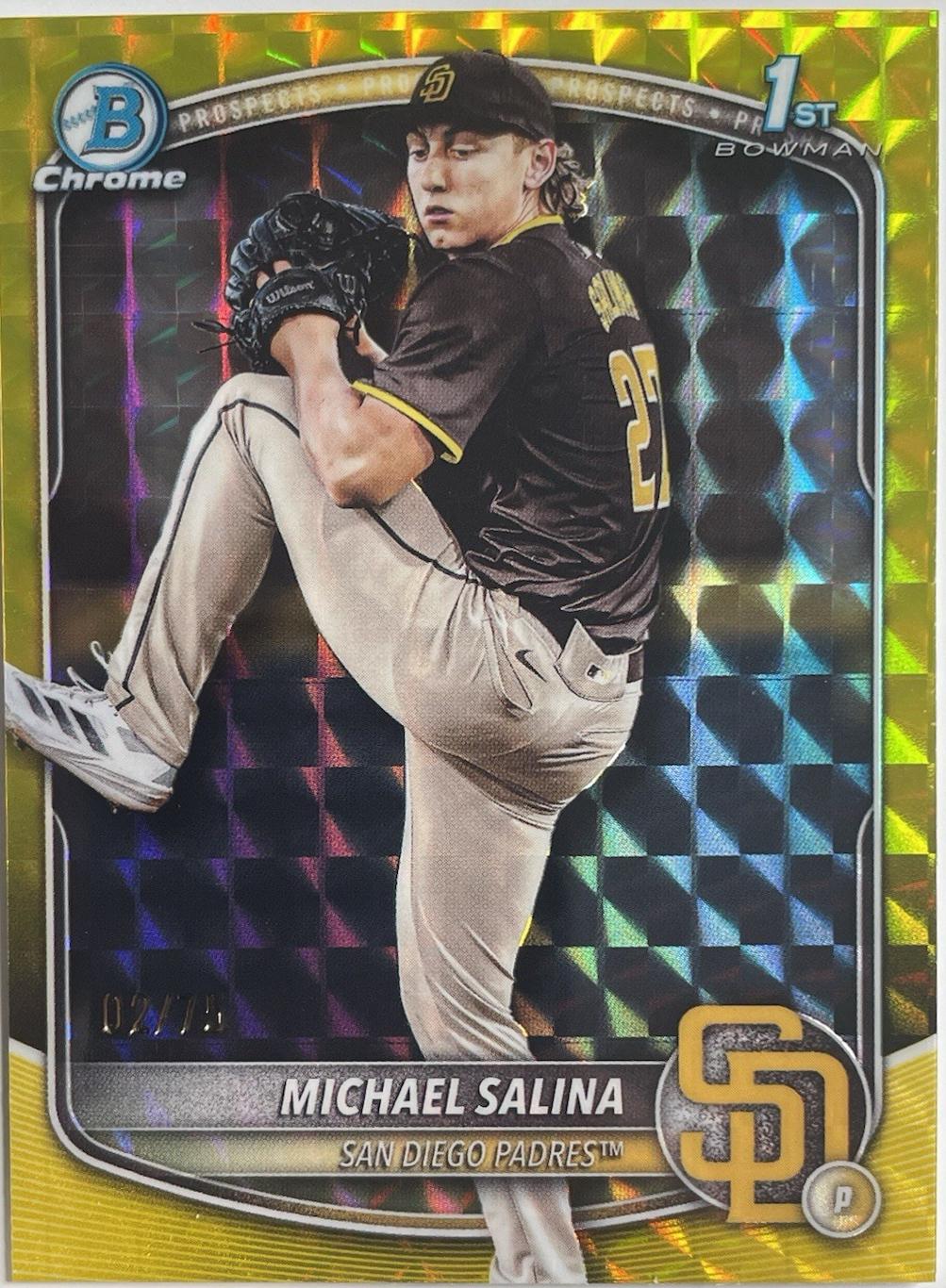 Michael Salina [Yellow Geometric] #BDC-76