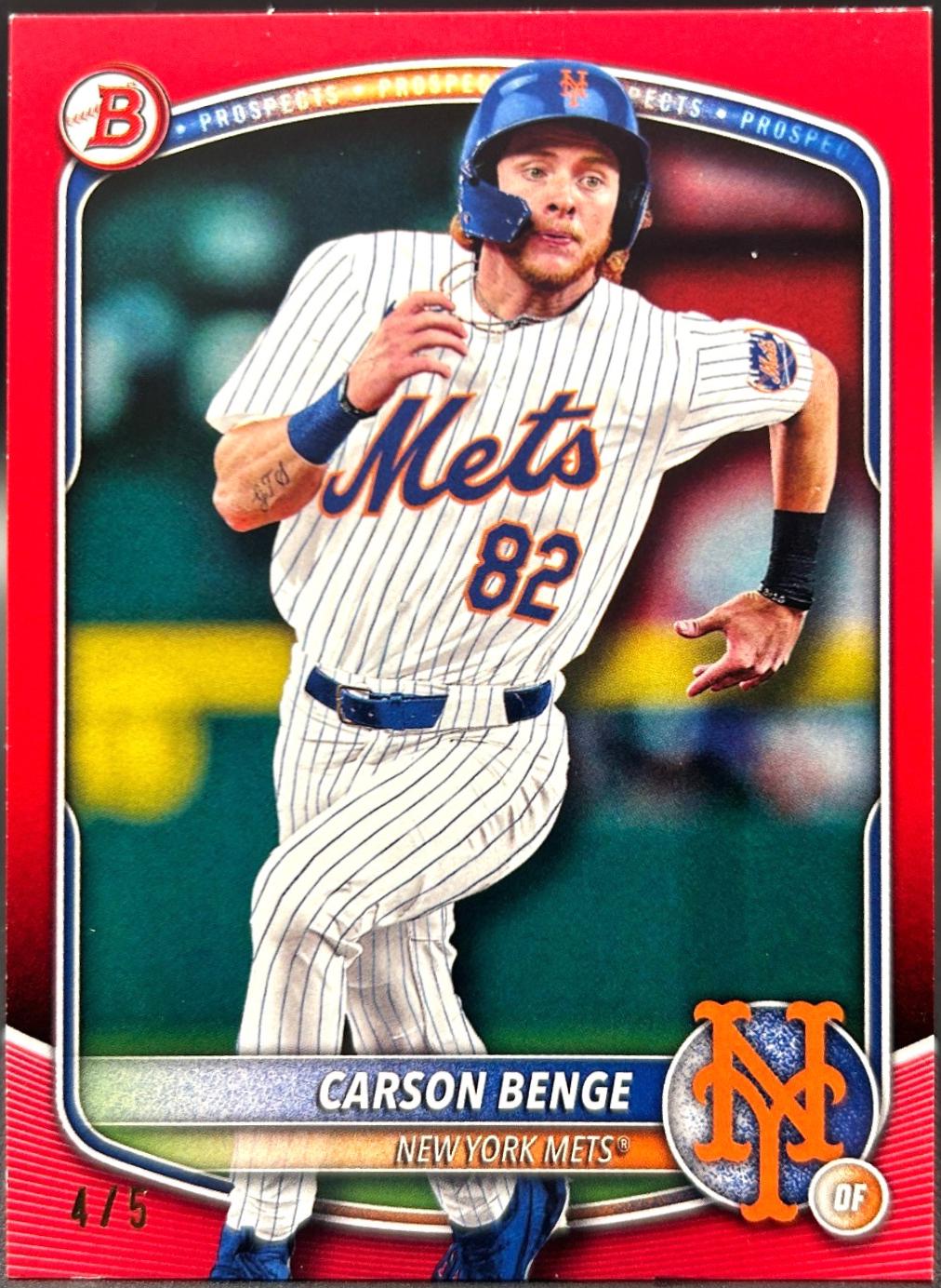 Carson Benge [Red] #BP-108