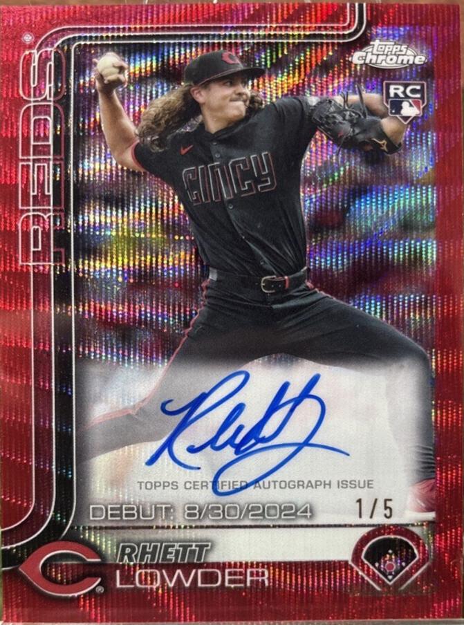 Rhett Lowder [Red Wave Refractor] #RA-RL