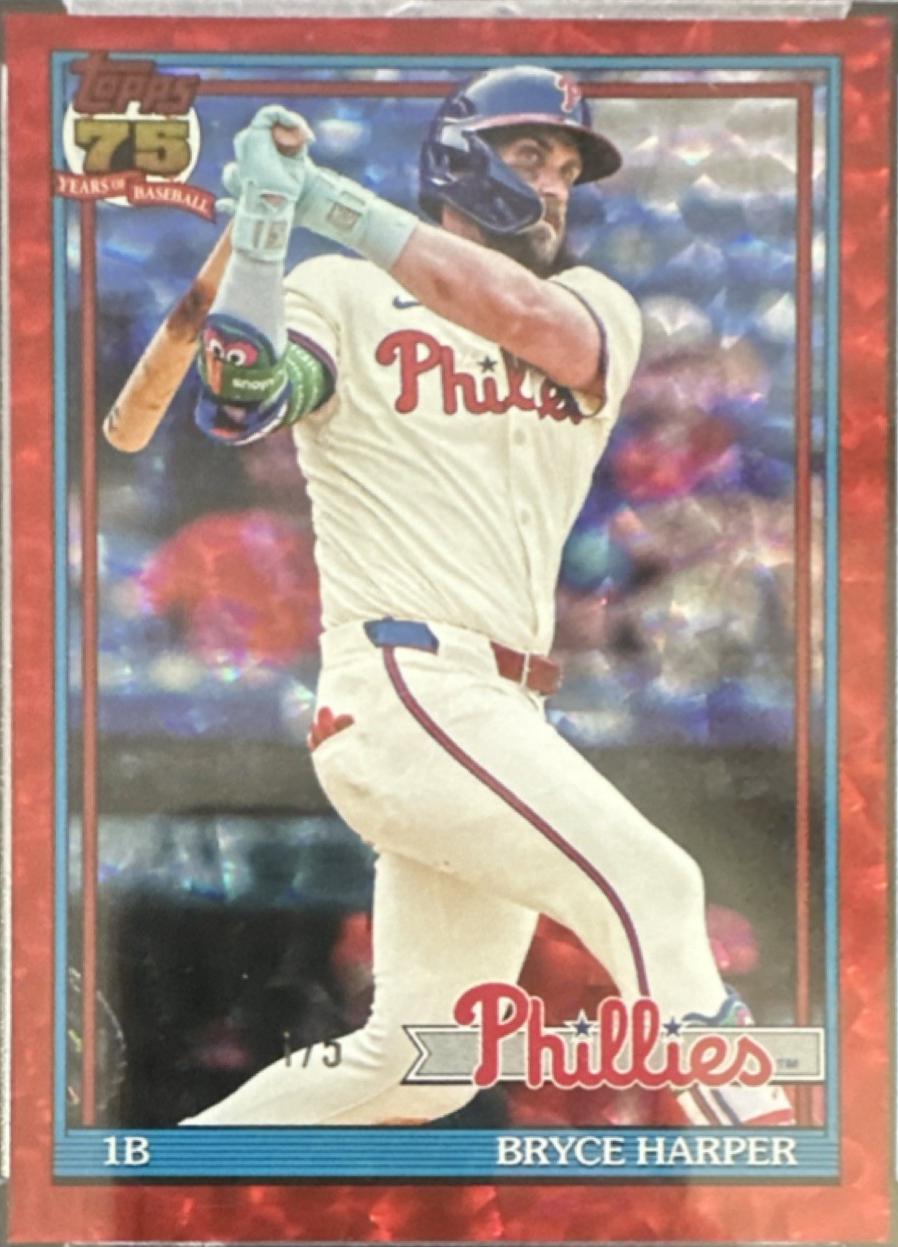Bryce Harper [Red Crackleboard Foil] #T91-60