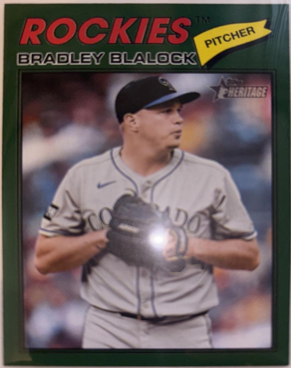 Bradley Blalock [Dark Green Bordered] #83