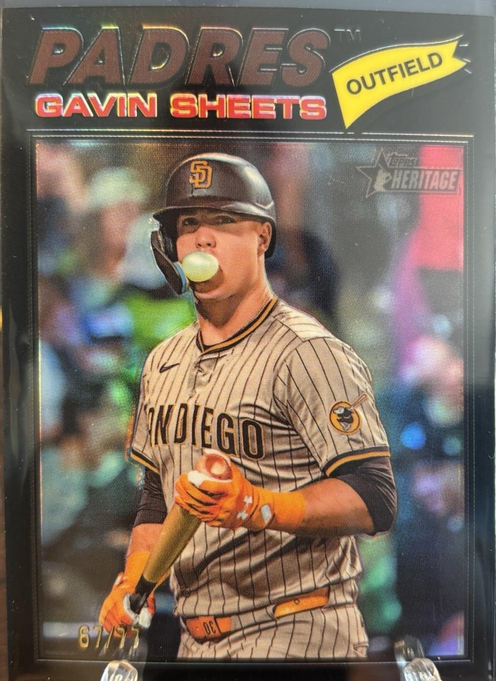 Gavin Sheets [Black Bordered Chrome] #127