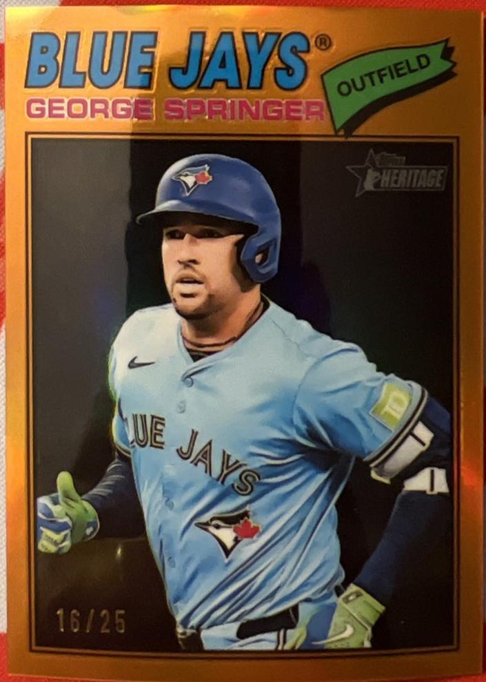 George Springer [Orange Bordered Chrome] #108