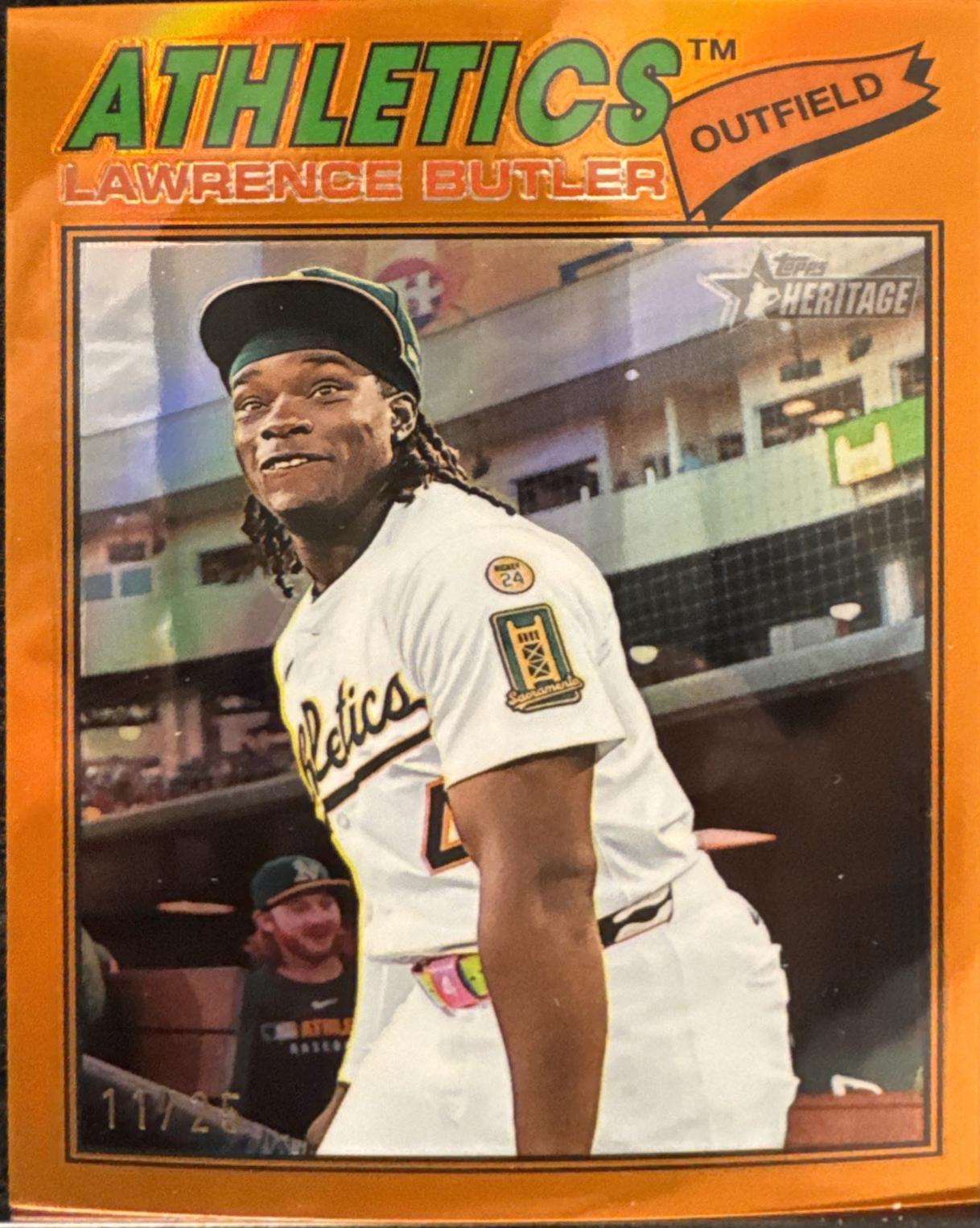 Lawrence Butler [Orange Bordered Chrome] #94