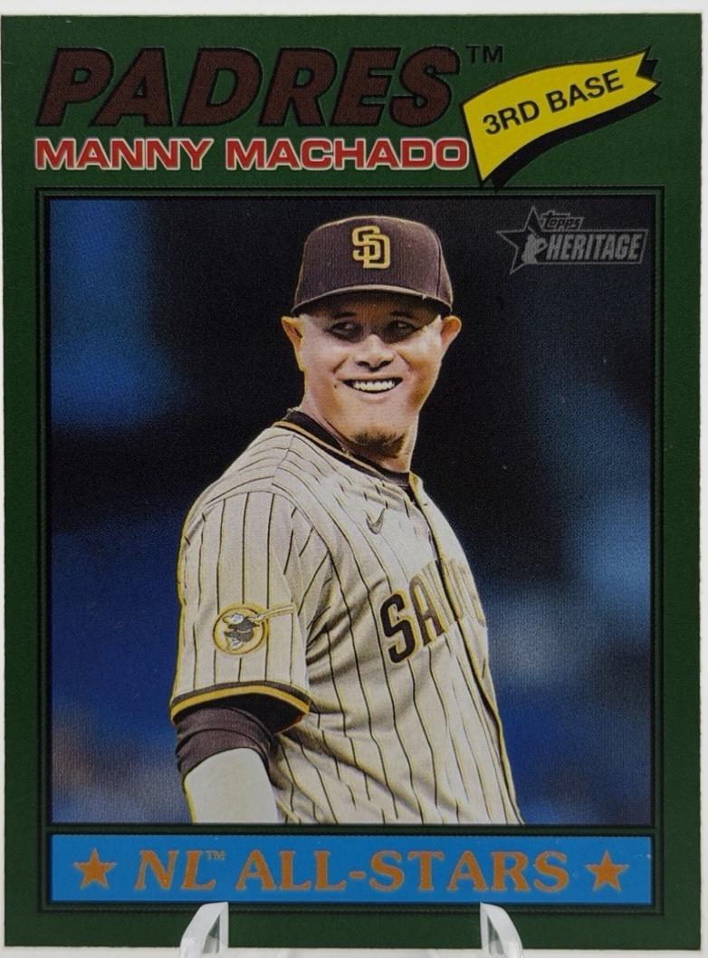 Manny Machado [Dark Green Bordered] #143