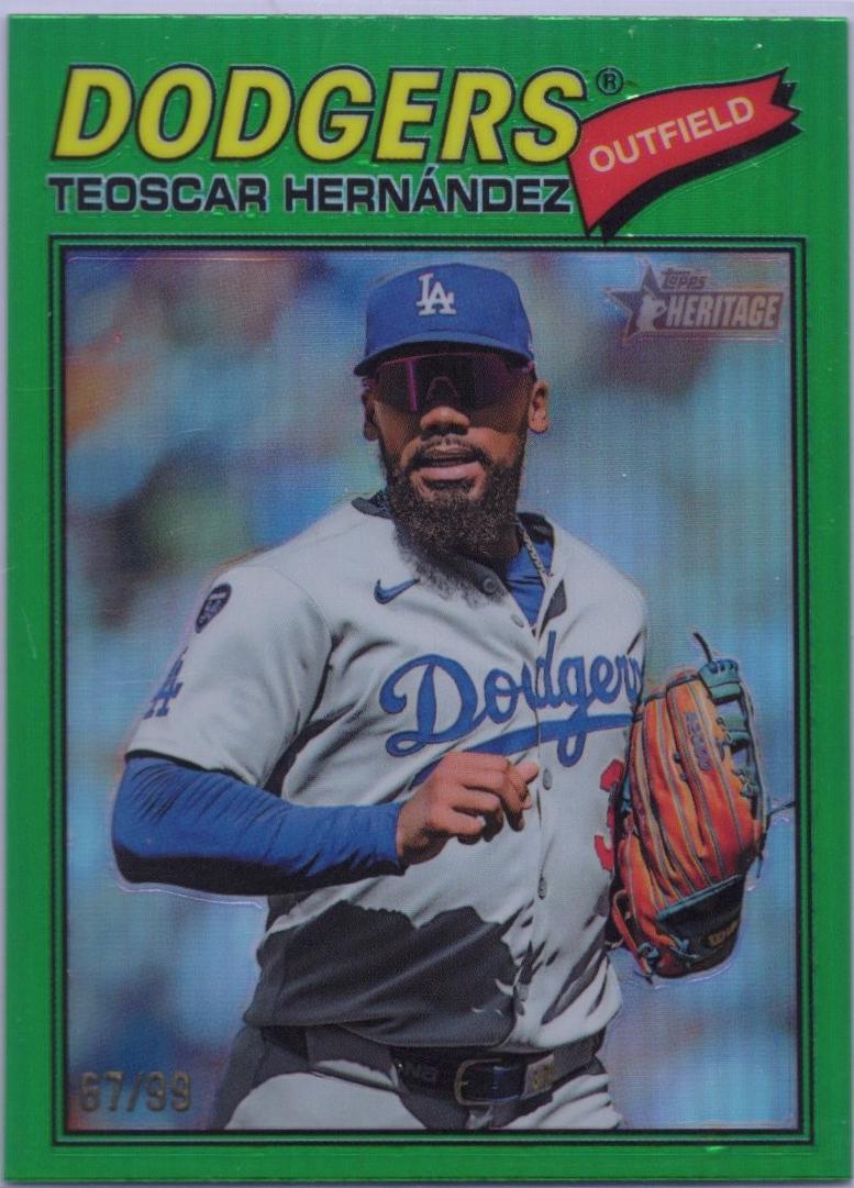 Teoscar Hernandez [Green Bordered Chrome] #93
