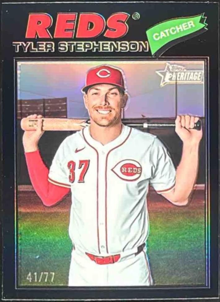 Tyler Stephenson [Black Bordered Chrome] #138