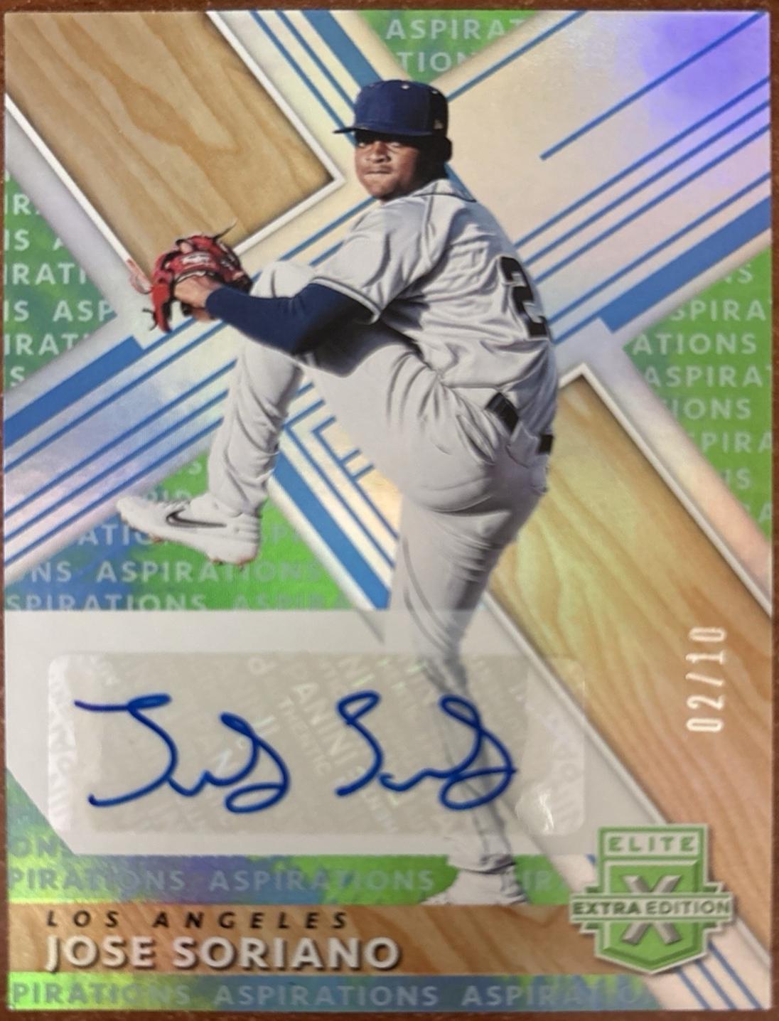 Jose Soriano [Autograph Aspirations Tie Dye] #160