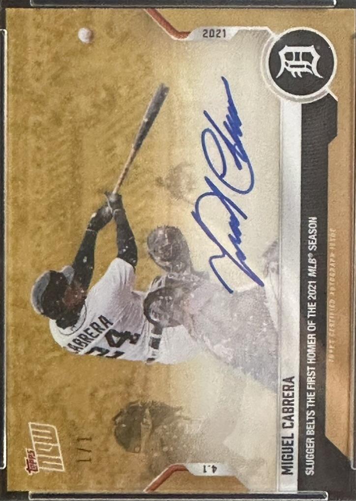 Miguel Cabrera [Autograph] #1E