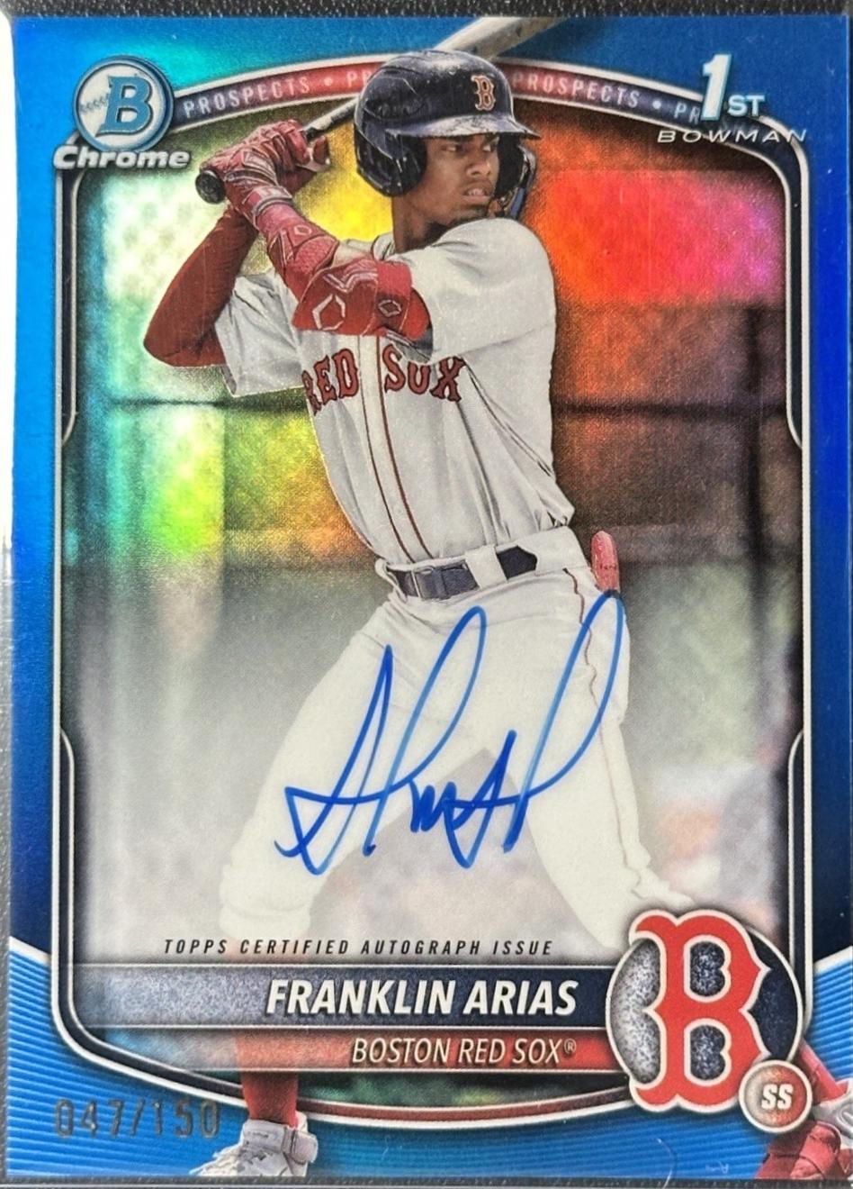 Franklin Arias [Blue Mojo Refractor] #CPA-FA
