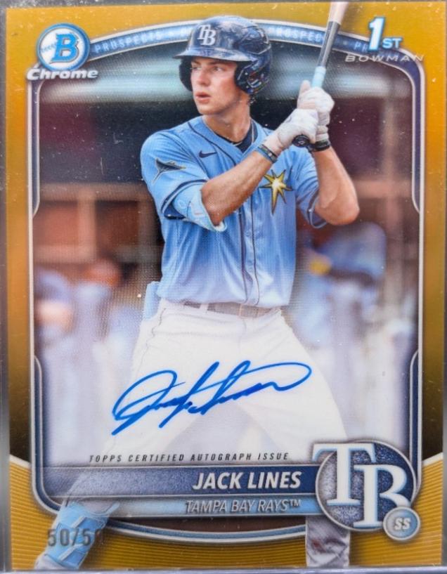 Jack Lines [Gold Mojo Refractor] #CPA-JLI