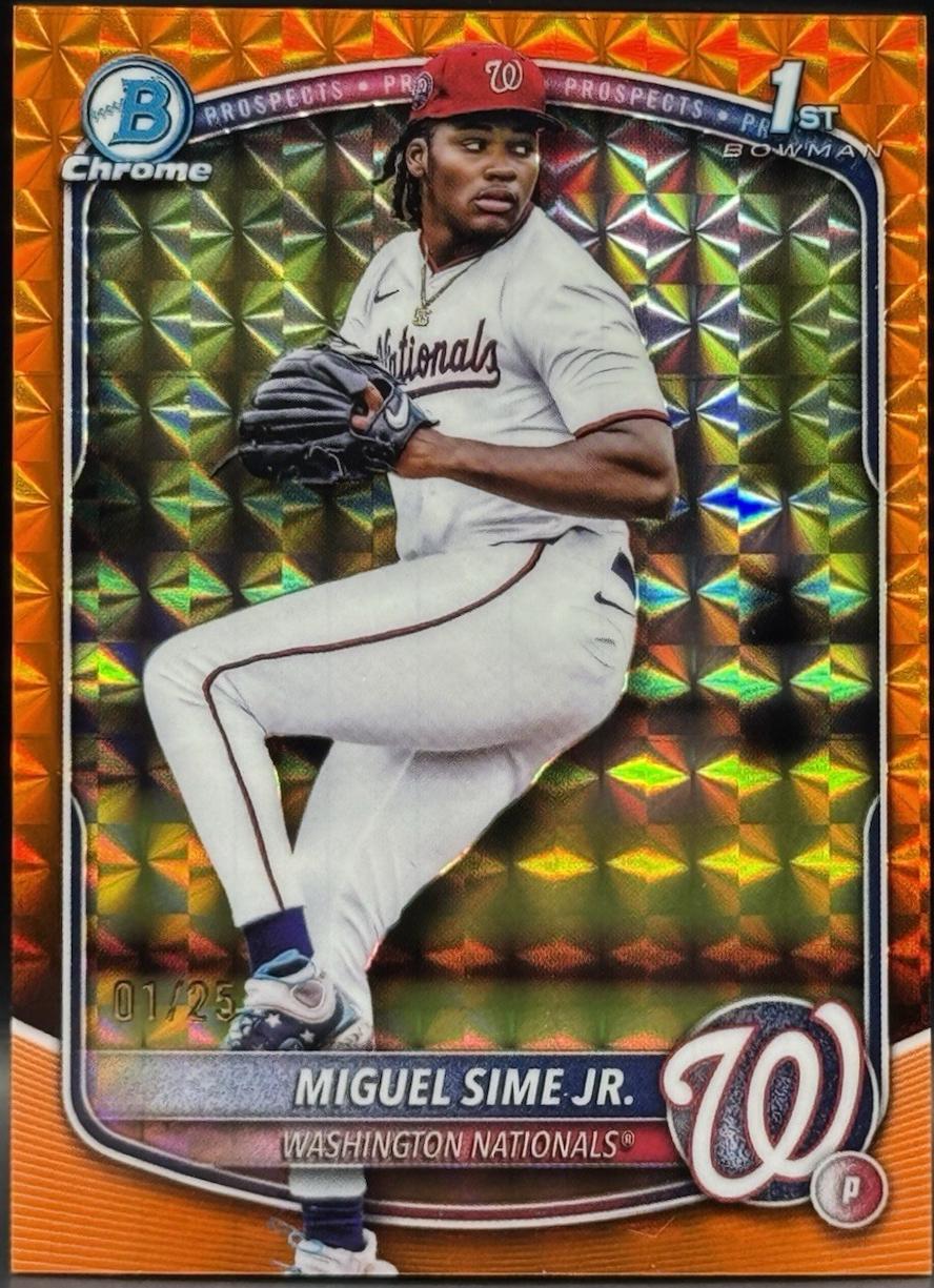 Miguel Sime Jr. [Orange Refractor] #BDC-181