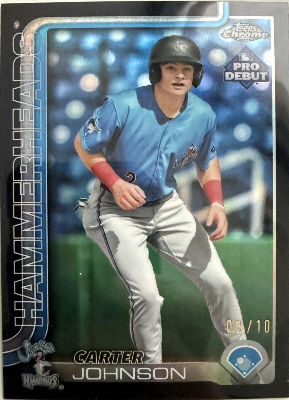 Carter Johnson [Black Refractor] #PDC-187