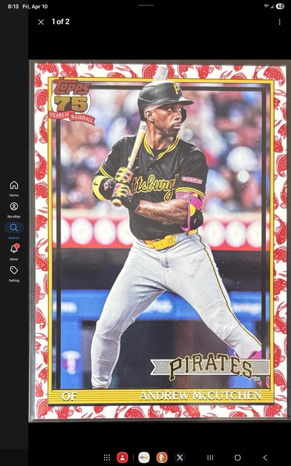 Andrew McCutchen [Koi Fish] #T91-40