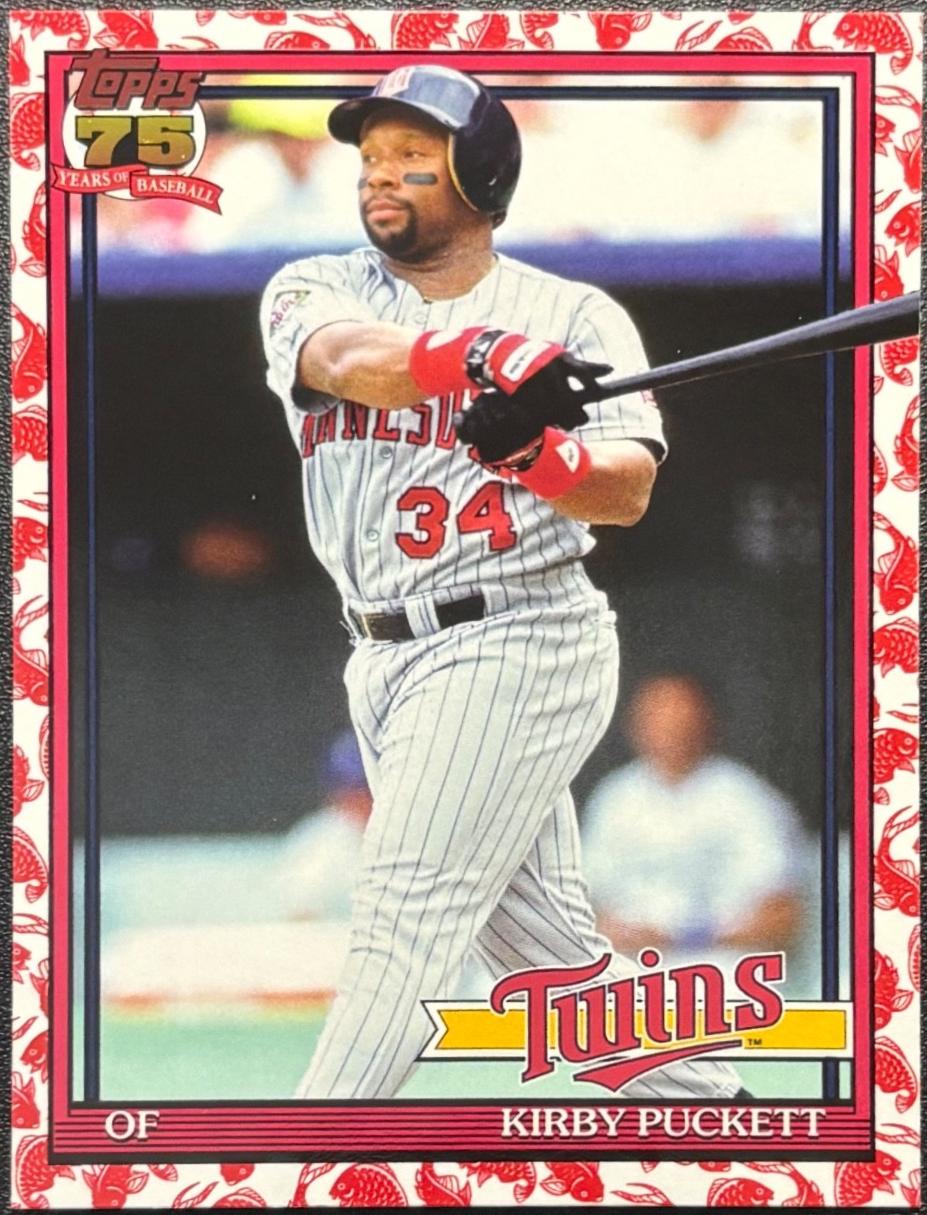 Kirby Puckett [Koi Fish Gold] #T91-94