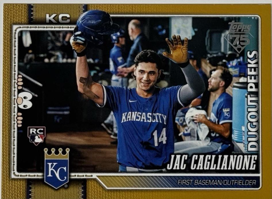 Jac Caglianone [Gold Dugout Peeks] #138