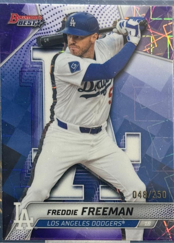 Freddie Freeman [Purple Lazer Refractor] #52