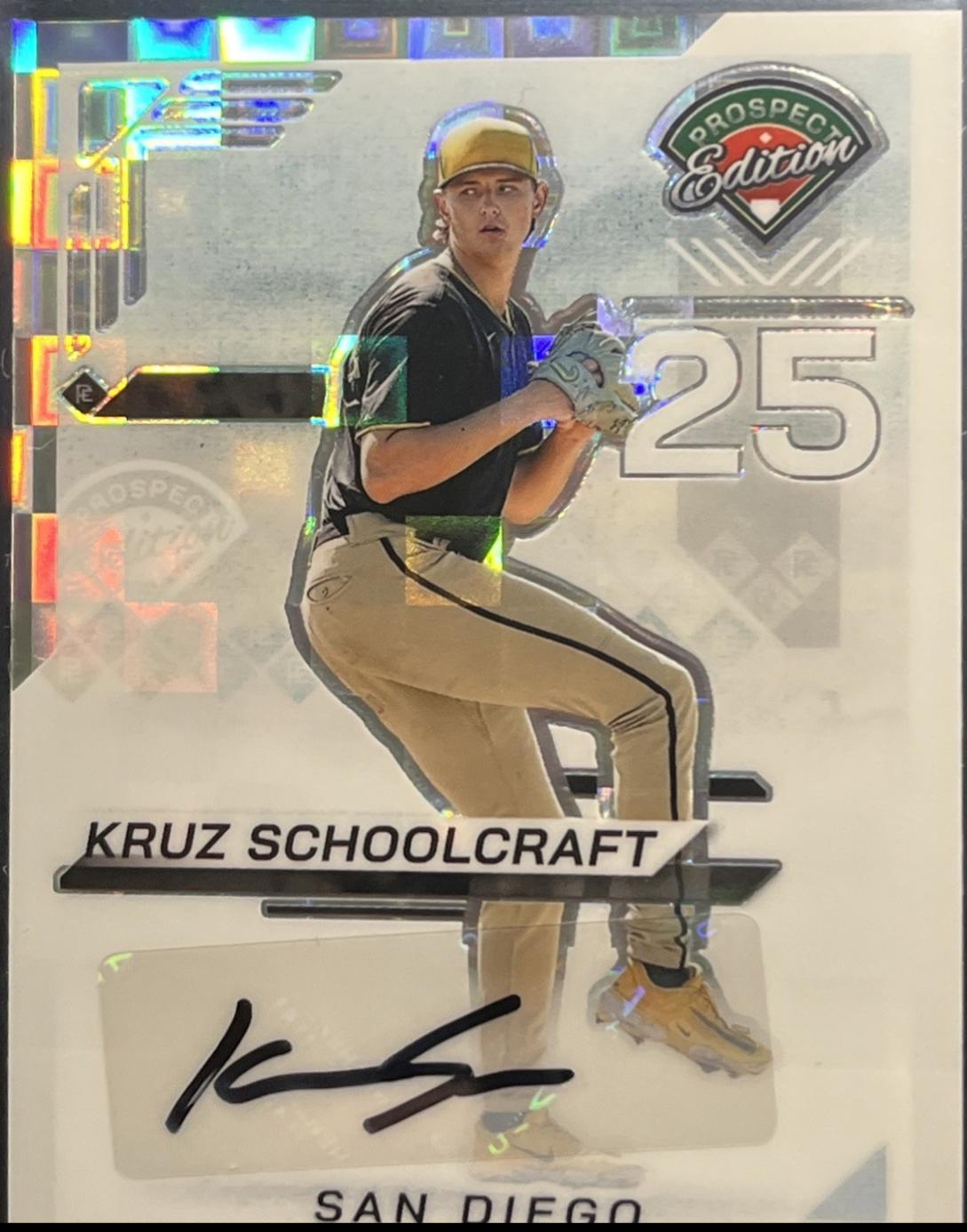 Kruz Schoolcraft [Pandora Holo Ticket Signature] #24