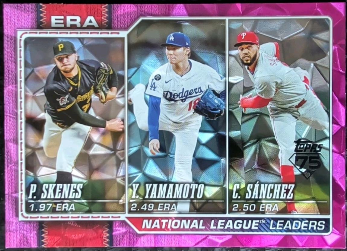 National League Leaders ERA [Pink Diamante] #203