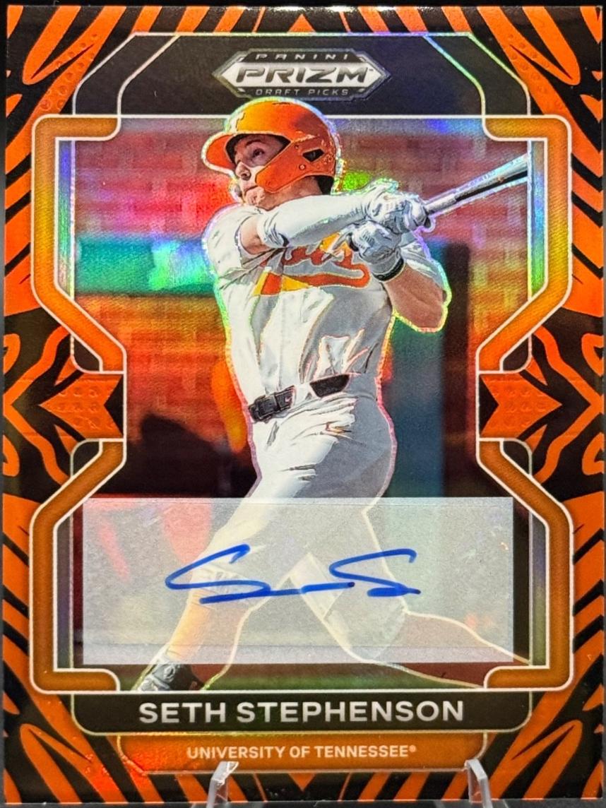 Seth Stephenson [Tiger Stripes Autograph] #PDP207