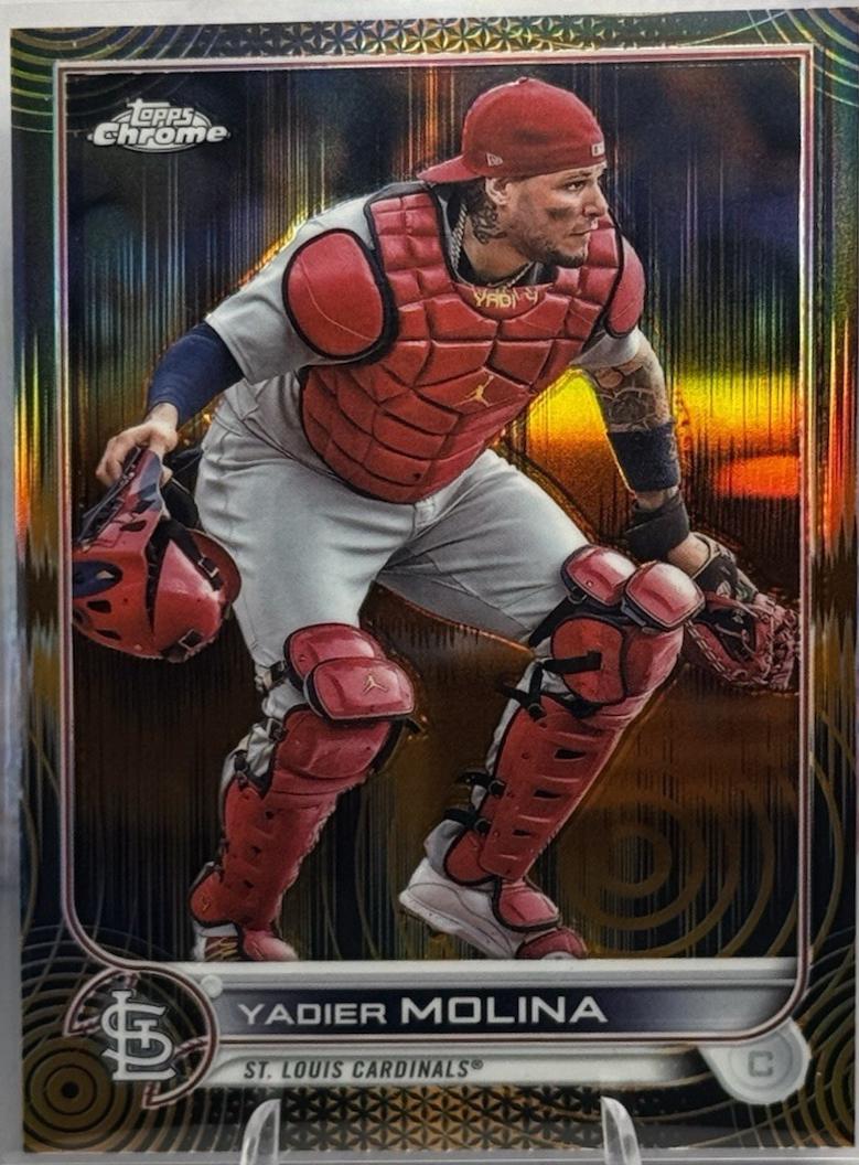 Yadier Molina [Sonic Orange Black Pulse] #93